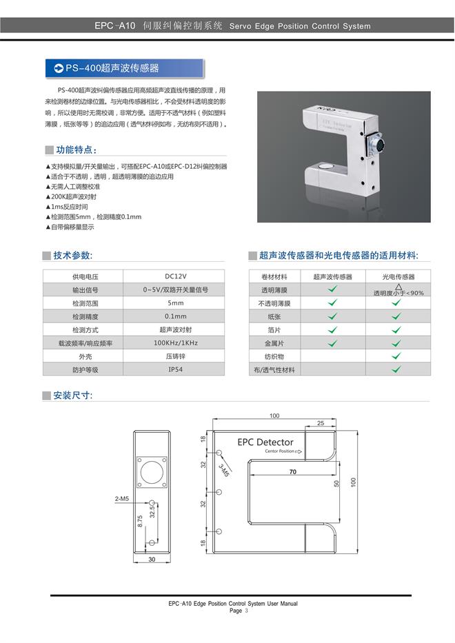 自动纠偏装置,伺服纠偏控制器说明书